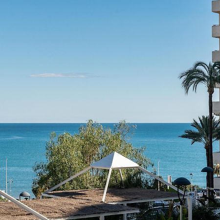 Seaview Beachfront Studio With Aqua Park & Balcony Benalmadena Ngoại thất bức ảnh