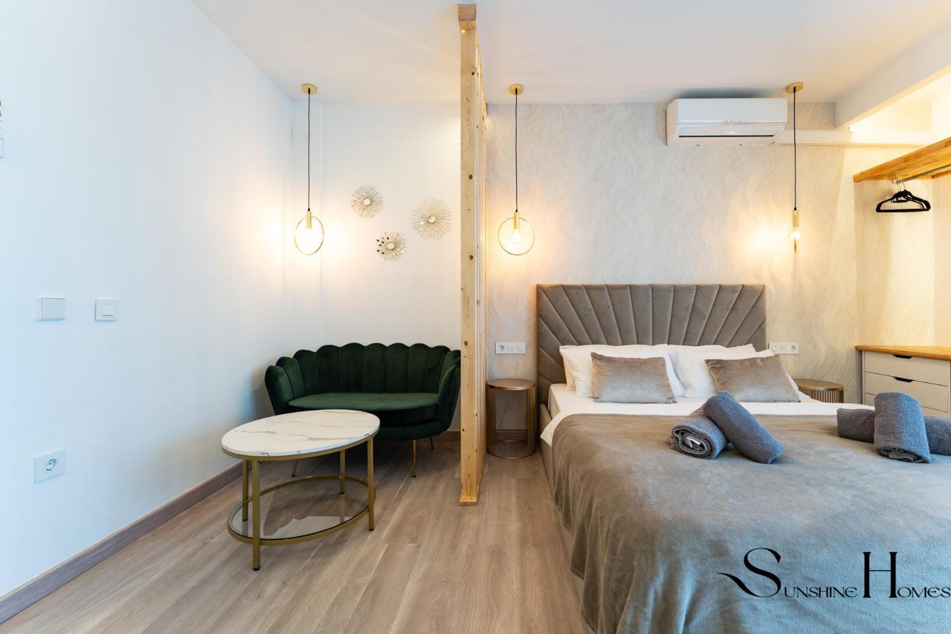 Seaview Beachfront Studio With Aqua Park & Balcony Benalmadena Ngoại thất bức ảnh
